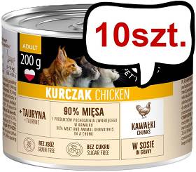 Pet Republic Adult Kurczak Mokra Karma dla kota 200g Pakiet 10szt.