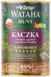 Wataha Hunt Junior Kaczka z batatami, jagodami i mniszkiem lekarskim Mokra Karma dla psa op. 400g