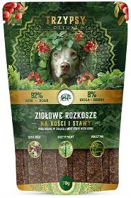 Trzypsy Deluxe Ziołowe Rozkosze Na Kości i Stawy Przysmaki dla psa op. 70g
