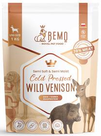 Bemo Adult Cold Pressed Wild Venison Sucha Karma dla psa op. 1kg