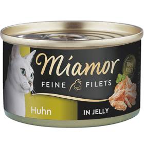 Miamor Feine Filets Adult Filet z kurczaka w delikatnej galaretce Puszka op. 100g