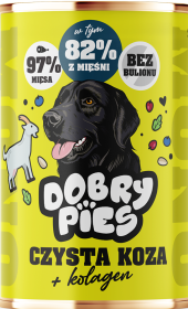 Dobry Pies Monoprotein Adult Czysta koza Mokra karma dla psa op. 400g