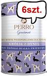 Perro Junior Królik z dynią Mokra Karma dla szczeniaka op. 400g Pakiet 6szt.