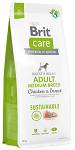 Brit Care Sustainable Adult Medium Breed Chicken&Insect Sucha Karma dla psa op. 12kg
