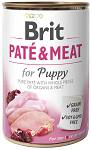 Brit Pate&Meat Puppy Chicken&Turkey Mokra Karma dla psa op. 400g