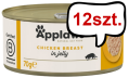 Applaws Natural Cat Food Kurczak w galarecie Mokra Karma dla kota op. 70g Pakiet 12szt.
