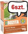 Bozita Adult Sterilised Kurczak z wołowiną w galaretce Mokra Karma dla kota op. 370g Pakiet 6szt.