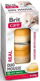 Brit Care Cat Duo Mousse Real Chicken&Cheese Mokra Karma dla kota op. 6x25g