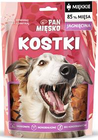 Pan Mięsko Kostki z jagnięciną Przysmak dla psa op. 100g