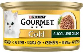 Gourmet Gold Adult Succulent Delights Kurczak w sosie Mokra Karma dla kota op. 85g