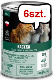 Pet Republic Adult Kaczka Mokra Karma dla kota 400g Pakiet. 6szt.