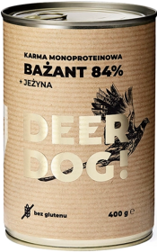 Deer Dog Adult Bażant z jeżyną Mokra Karma dla psa op. 400g