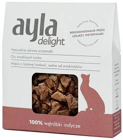 Ayla Delight Wątróbki indycze Przysmaki liofilizowane dla kota op. 28g