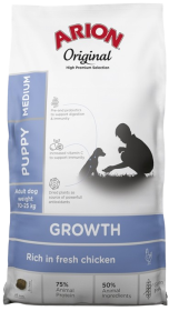 Arion Original Growth Puppy Medium Chicken dla psa op. 12kg