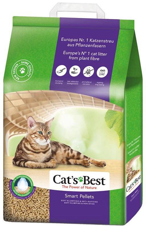 Cat's Best Żwirek drzewny Smart Pellet (Nature Gold) dla kota op. 10kg
