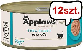 Applaws Natural Cat Food Tuńczyk Mokra Karma dla kota op. 70g Pakiet 12szt.