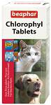 Beaphar Tabletki wspomagające świeży oddech Chlorophyll Tablets dla psa i kota op. 30szt.