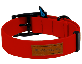 Dogcessories Obroża Biothane Zen Classic dla psa rozm. S kolor czerwony WYPRZEDAŻ