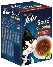 Felix Soup Original Adult Wiejskie smaki Mokra Karma dla kota op. 6x48g [Data ważności: 08.2024]