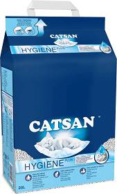 Catsan Hygiene Plus Żwirek niezbrylający dla kota poj. 20l