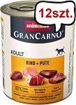 Animonda GranCarno Adult wołowina z indykiem Mokra Karma dla psa op. 800g Pakiet 12szt.