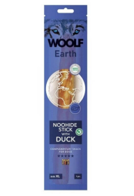 Woolf Earth Przysmak Noohide Stick z kaczką dla psa rozm.XL op. 85g