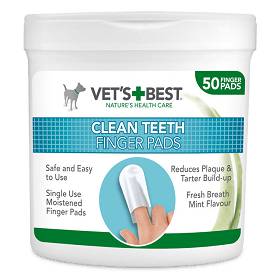 Vets Best Czyściki do zębów Clean Teeth dla psa i kota op. 50szt.