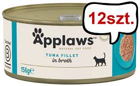 Applaws Natural Cat Food Tuńczyk Mokra Karma dla kota op. 156g Pakiet 12szt.