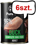 John Dog Pure Black Adult Duck Mokra Karma dla psa op. 400g Pakiet 6szt.