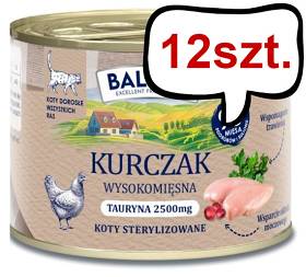 Baltica Smaki Regionów Adult Mono Kurczak Mokra karma dla kota op. 185g Pakiet 12szt.