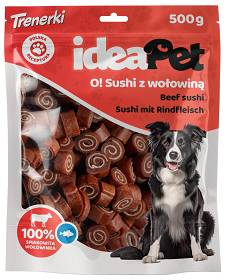 IdeaPet Przysmak O! Sushi z wołowiną dla psa op. 500g