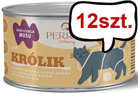 Perro CATering Królik Mokra Karma dla kota op. 185g Pakiet 12szt.
