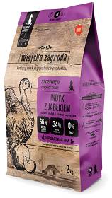 Wiejska Zagroda Puppy Medium Indyk z jabłkiem Sucha Karma dla szczeniaka op. 2kg