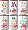 Brit Mono Protein Pakiet degustacyjny Mokra Karma dla psa op. 6x400g