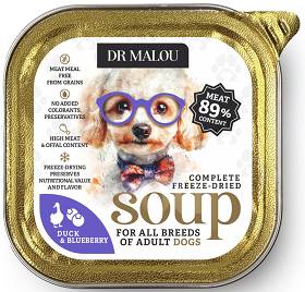 Dr Malou Soup Duck&Blueberry Liofilizowana Karma dla psa op. 12g