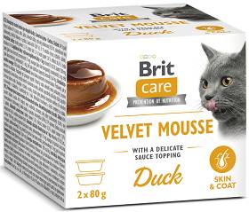 Brit Care Cat Velvet Mousse Duck Mokra Karma dla kota op. 2x80g