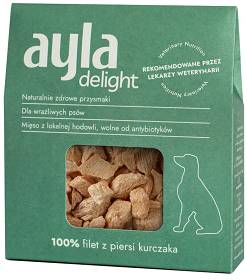 Ayla Delight Filet z piersi kurczaka Przysmaki liofilizowane dla psa op. 28g