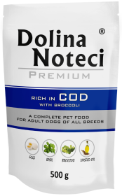 Dolina Noteci Premium Adult Dorsz z Brokułami Mokra Karma dla psa op. 500g