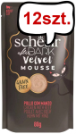 Schesir Adult After Dark Velvet Mousse Chicken with Beef Mokra Karma dla kota op. 80g Pakiet 12szt.
