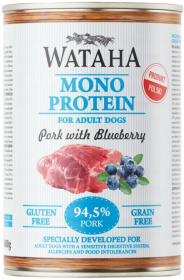 Wataha Mono Adult Pork&Blueberry Mokra Karma dla psa op. 400g