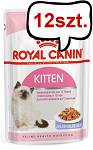 Royal Canin Kitten w galaretce Mokra Karma dla kociąt op. 85g Pakiet 12szt.