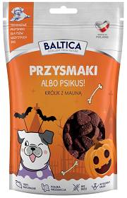 Baltica Przysmaki albo Psikus Królik z maliną dla psa op. 100g