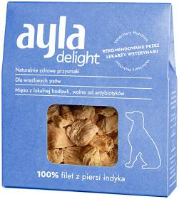 Ayla Delight Filet z piersi indyka Przysmaki liofilizowane dla psa op. 28g