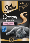 Sheba Adult creamy snacks z łososiem op. 4x12g