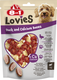 8in1 Lovies Duck and Calcium Bones Przysmak dla psa op. 80g