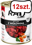 Rafi Classic Dog Wołowina Mokra Karma dla psa op. 800g Pakiet 12szt.