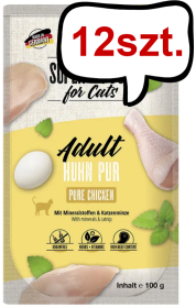 Mac's Monoprotein Adult Kurczak Mokra Karma dla kota op. 100g Pakiet 12szt.