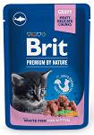 Brit Premium Kitten White Fish Chunks Mokra Karma dla kociąt op. 100g