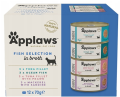 Applaws Natural Cat Food Multipack FISH in broth Mokra Karma dla kota op. 12x70g (puszki) 