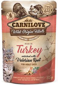 Carnilove Adult Turkey&Valerian Root Mokra Karma dla kota op. 85g